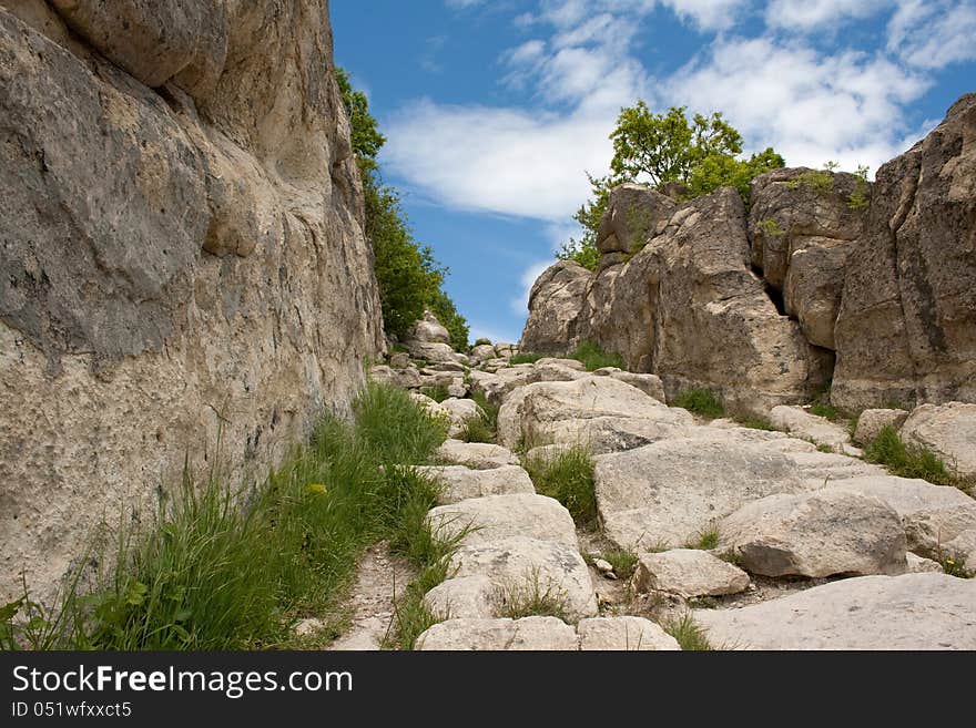 The ancient Thracian city of Perperikon