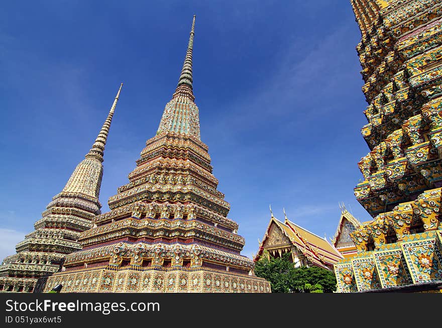 Thai Architecture in Wat Pho