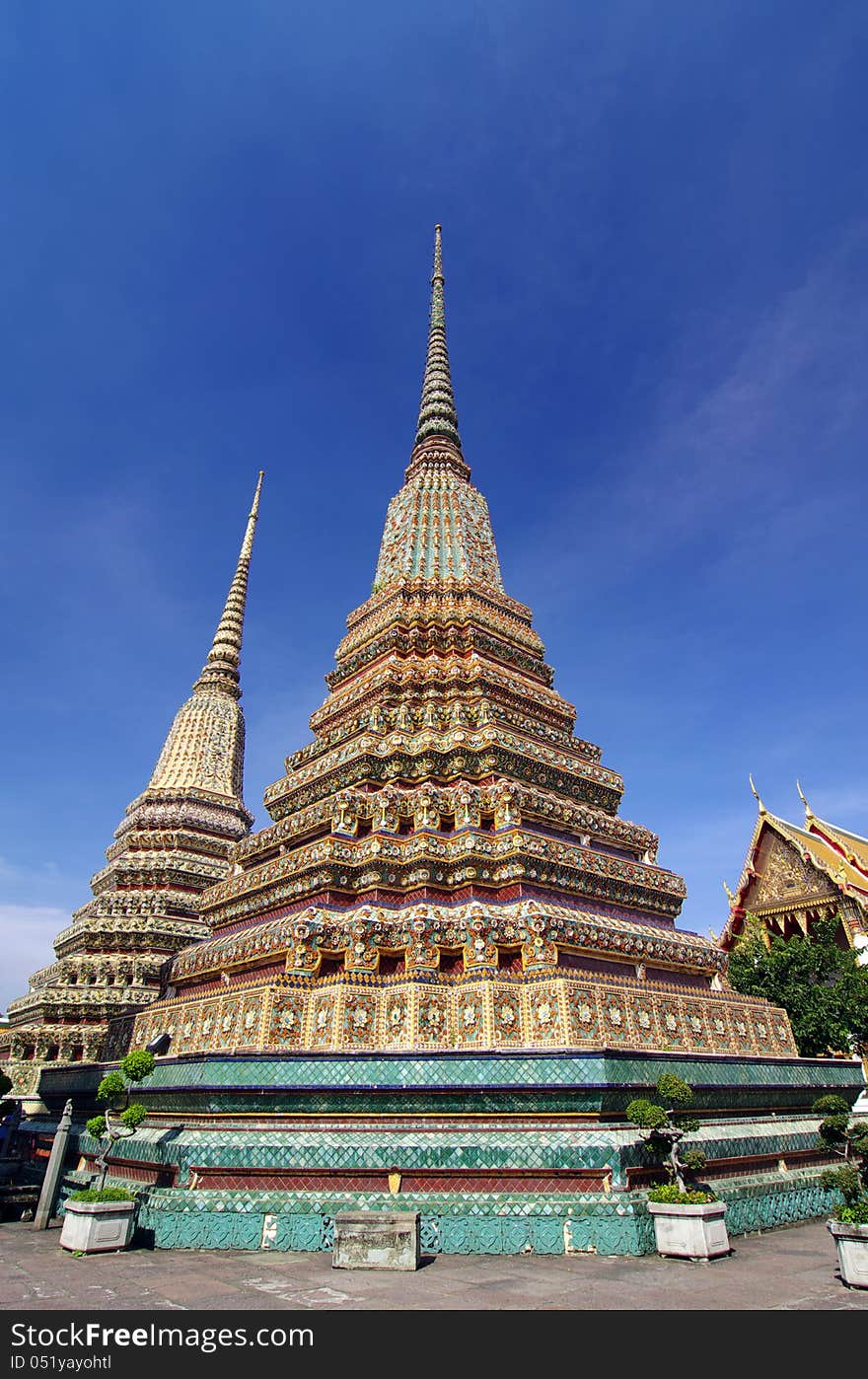 Thai Architecture in Wat Pho