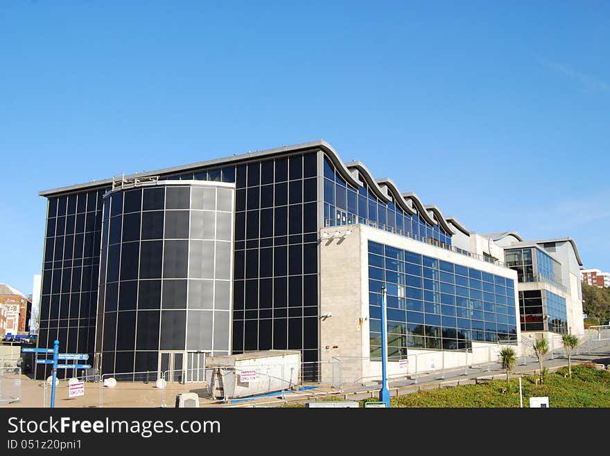 Iconic Imax in Bournemouth before demolition. Iconic Imax in Bournemouth before demolition