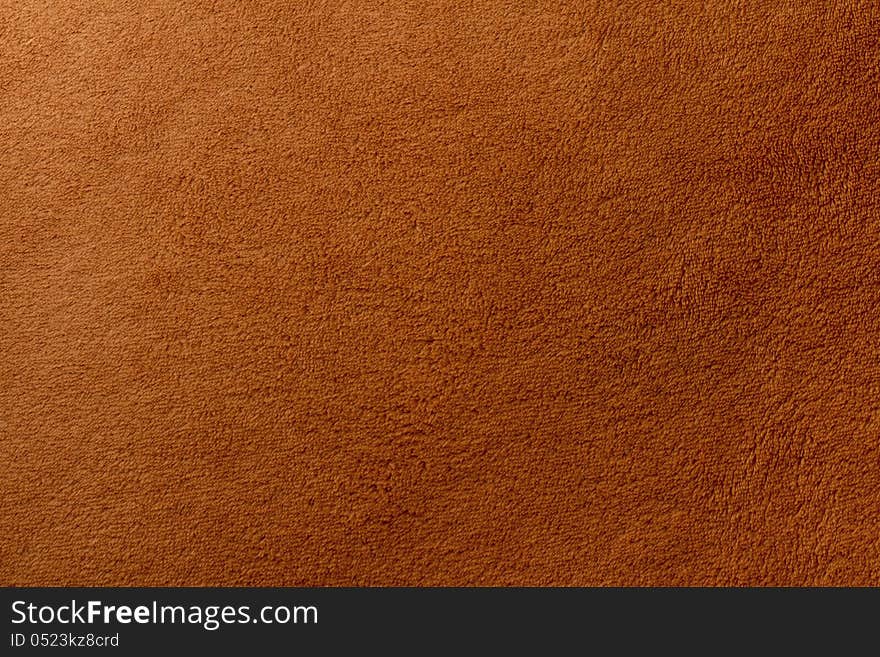 Background. Relaxing towel brown. Soft.