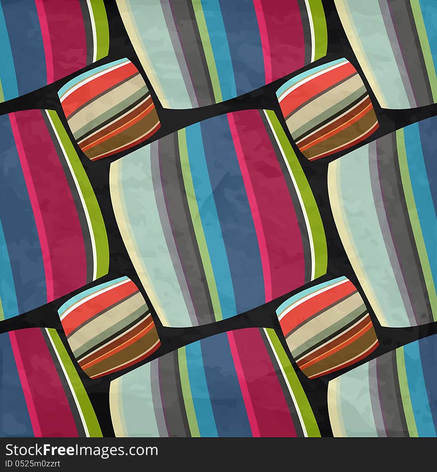 New abstract background with striped squares can use like vintage wallpaper. New abstract background with striped squares can use like vintage wallpaper