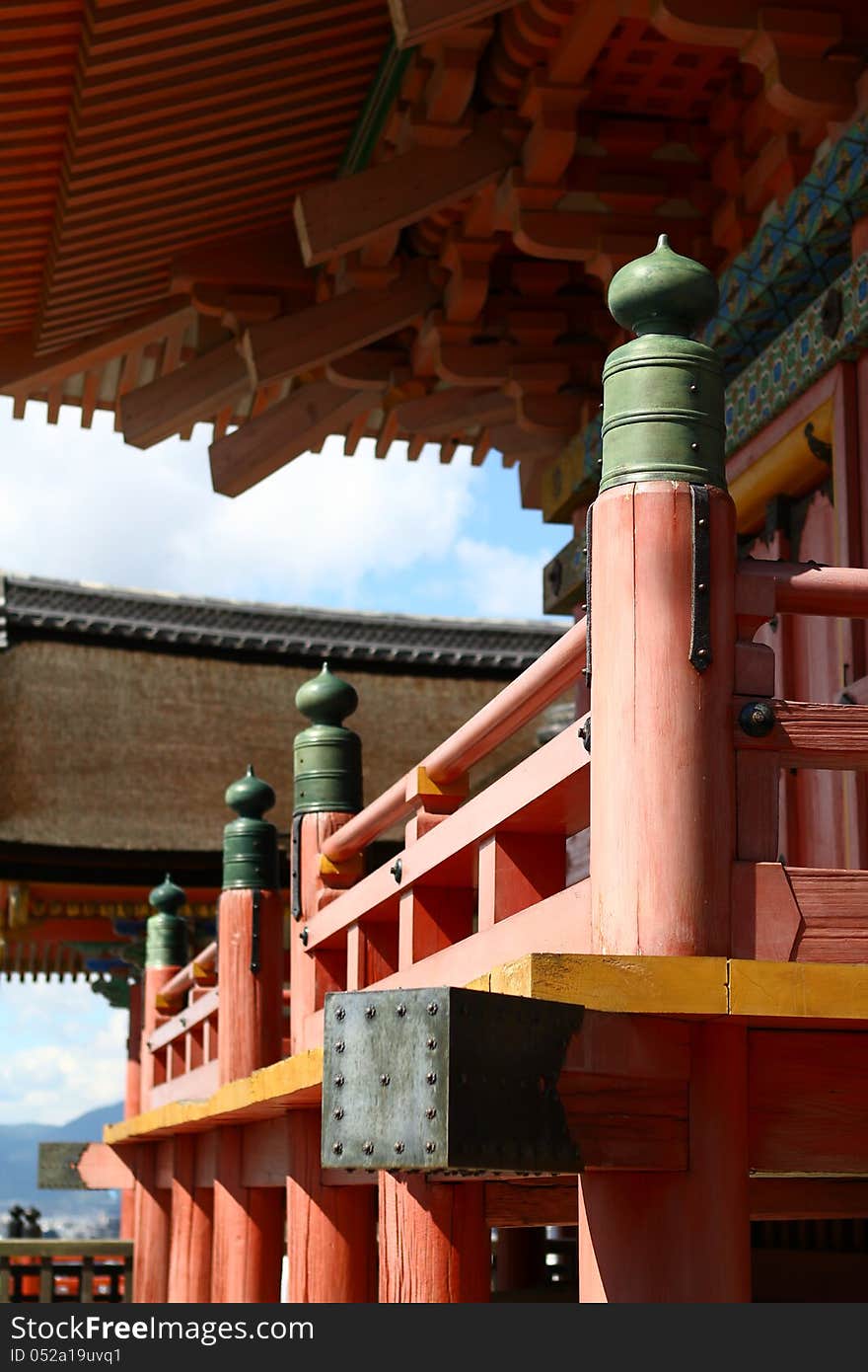 Kiyomizu temple in Kyoto, Japan