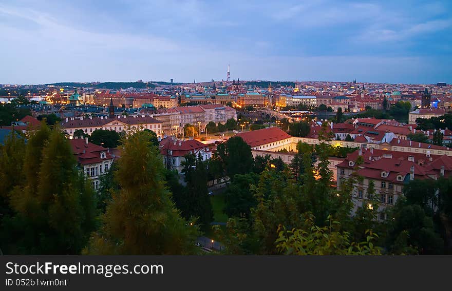 Prague In Twilight