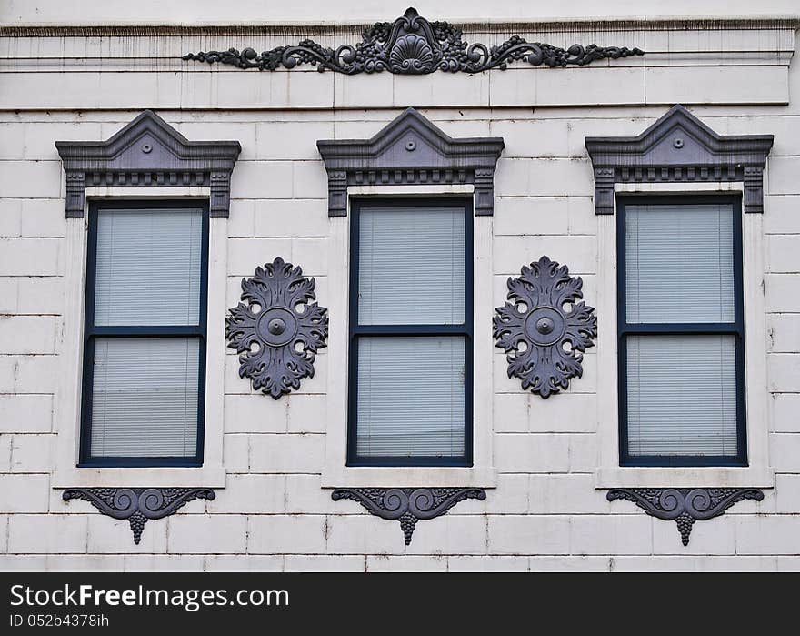 Snapshot of historical building's decor. Snapshot of historical building's decor