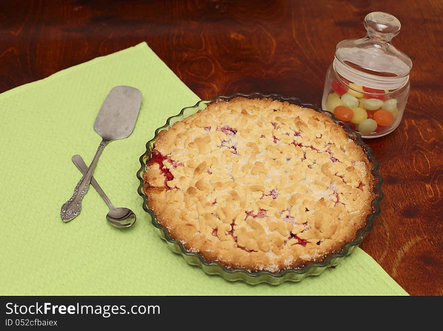 Red berry pie