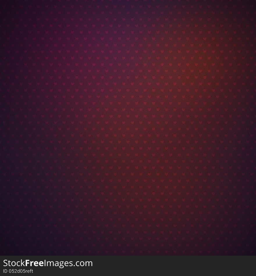 Illustration of hearts pattern on purple background. Illustration of hearts pattern on purple background.