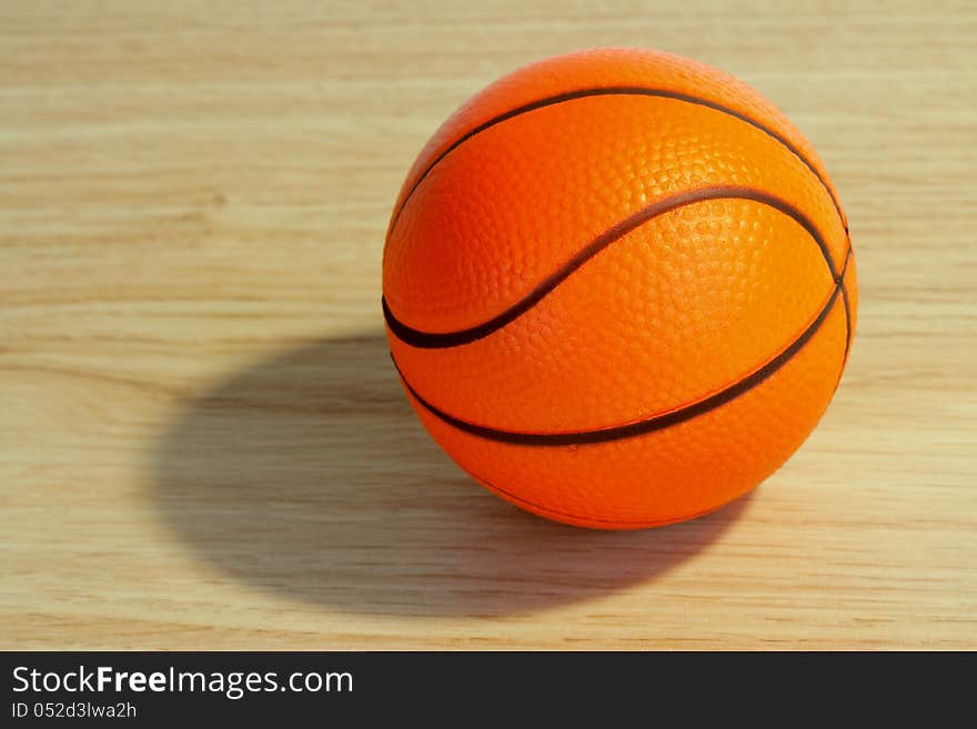 Basketball Ball On The Floor