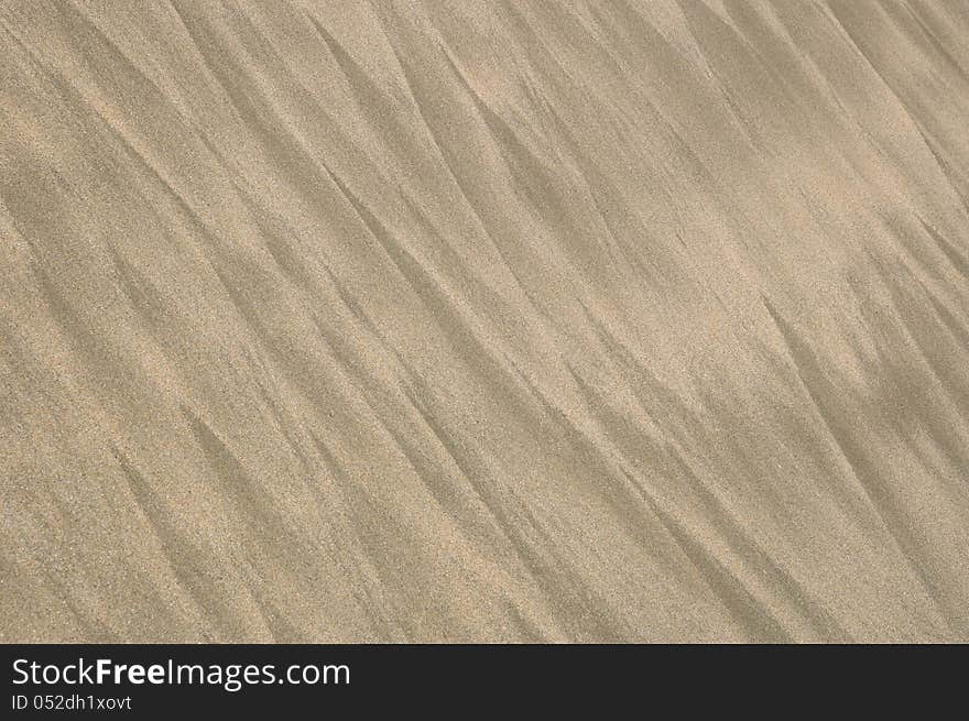 The beach naturally occurring lines. The beach naturally occurring lines