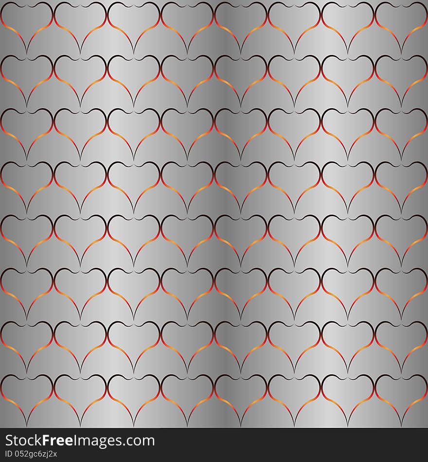 Background, seamless pattern, hearts