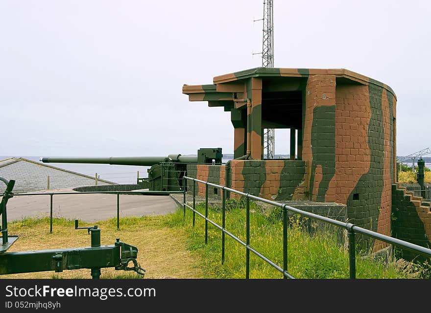 Military zone in falmouth cornwall