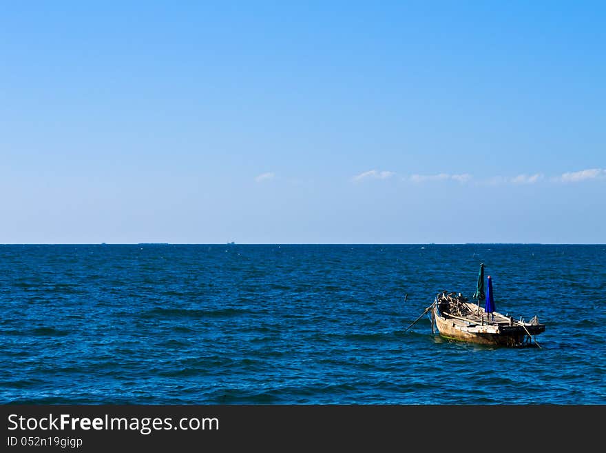 Small fishing boat