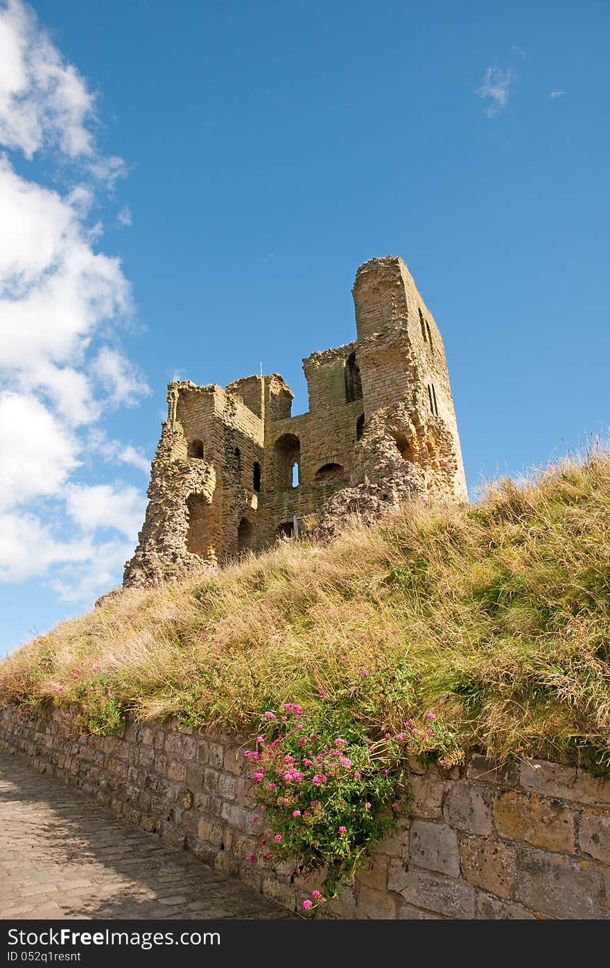 Old castle in the sun