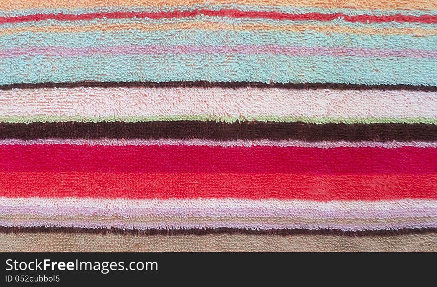 Colorful Towel. A background,Textures