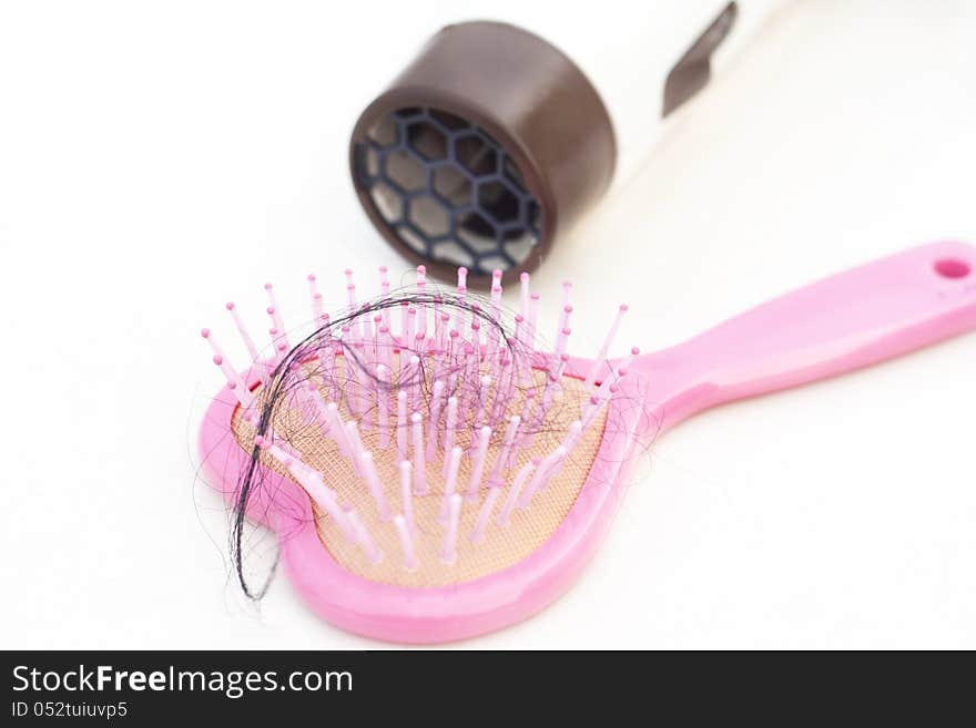 Hair brush - balding,healthcare,risk