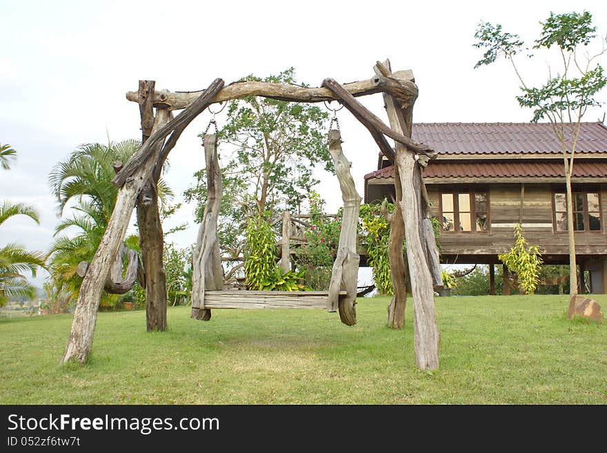 Created and small lodges temporarily. Most are made of wood, Thailand style. Created and small lodges temporarily. Most are made of wood, Thailand style.