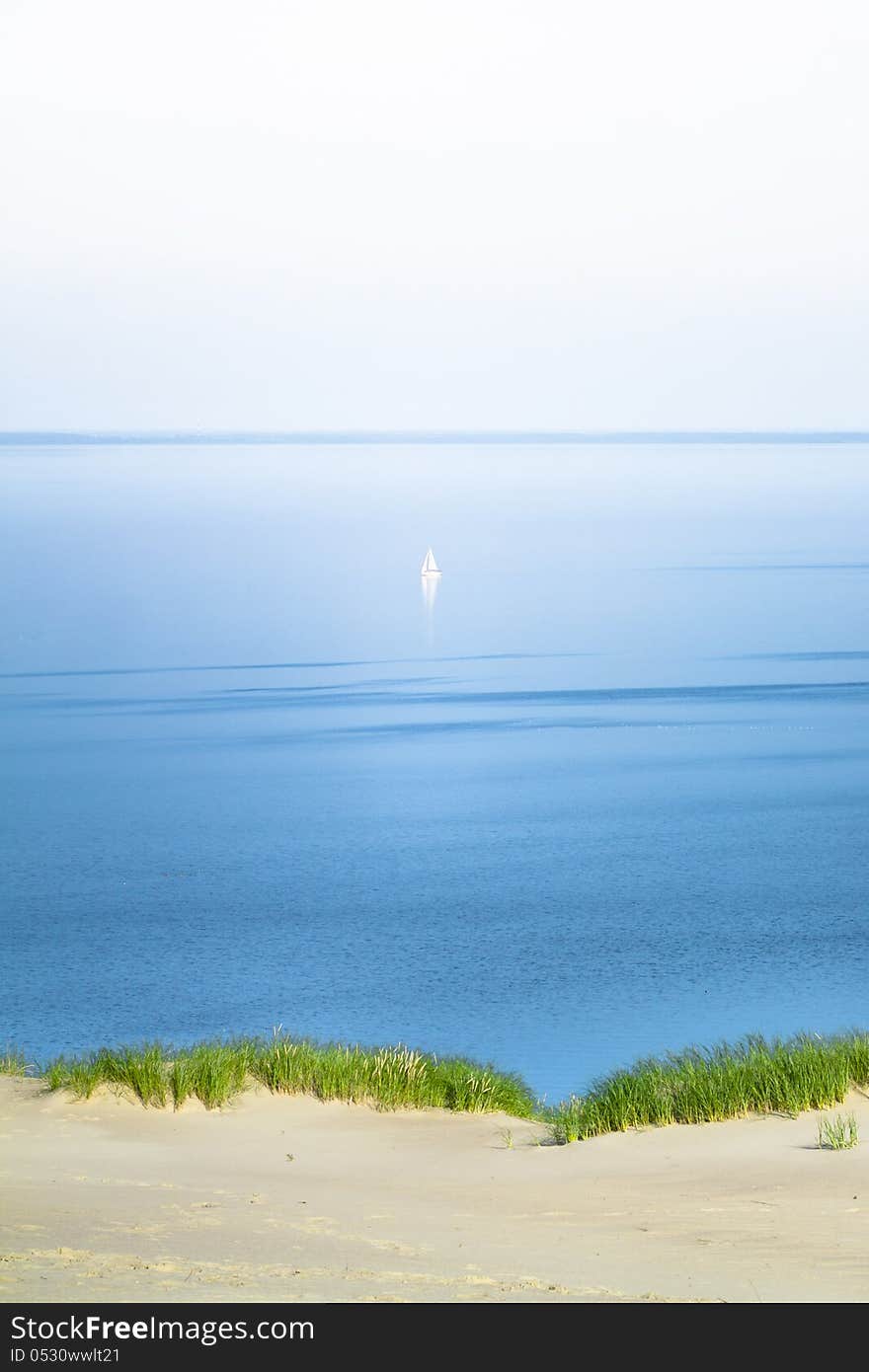 Distant Sailboat