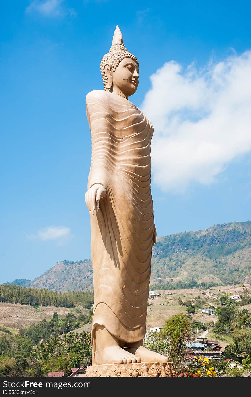 Huge buddha statue