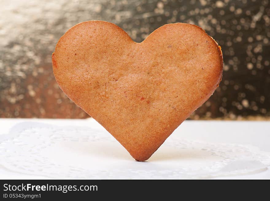 Heart-shaped Gingerbread