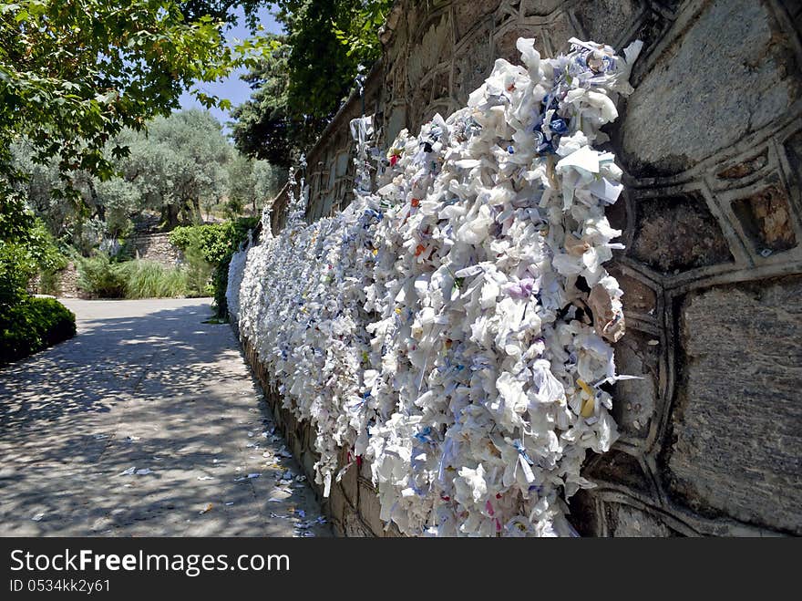 Wishing Wall, Virgin Mary S  House