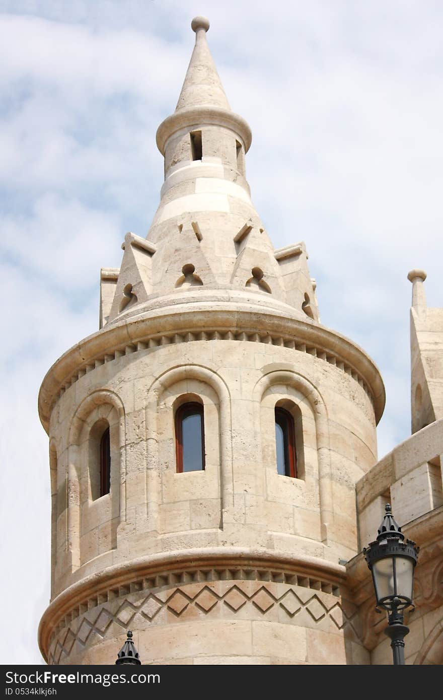 Fisherman Bastion on the Buda Castle hill in Budapest, Hungary