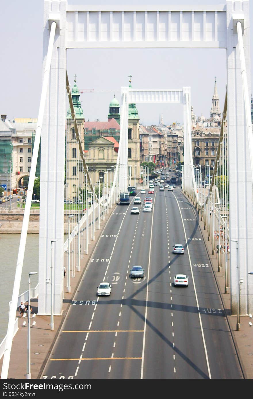 Budapest city , Hungary top view