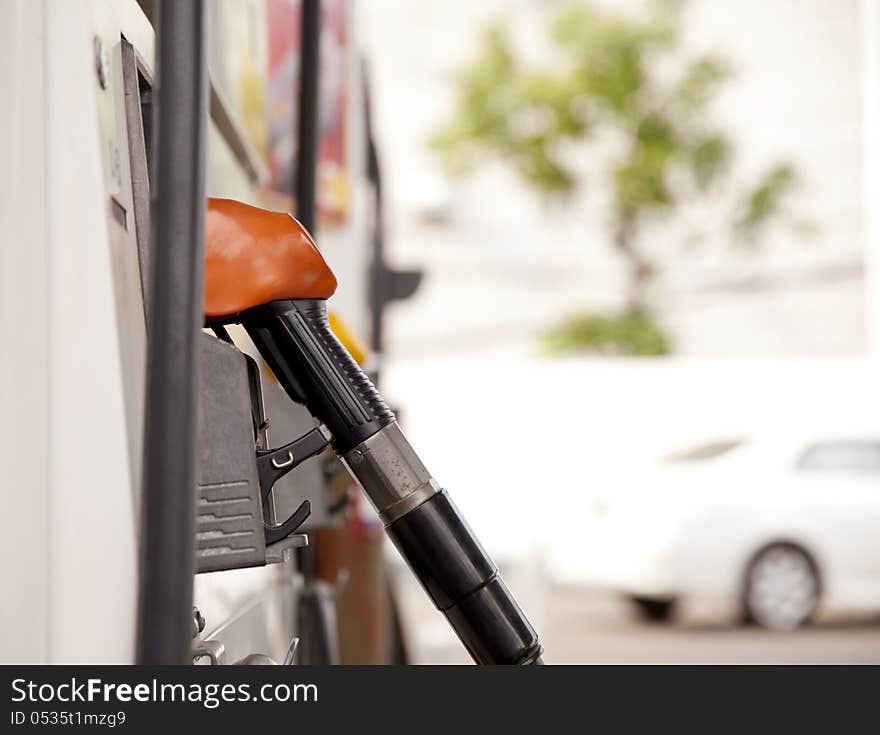 Fuel pump dispensers in Gas Station