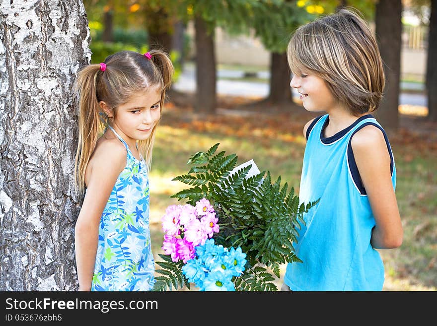 First Children love-St Valentin s Day