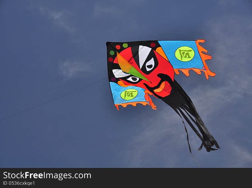 Chinese kite flying in Beijing