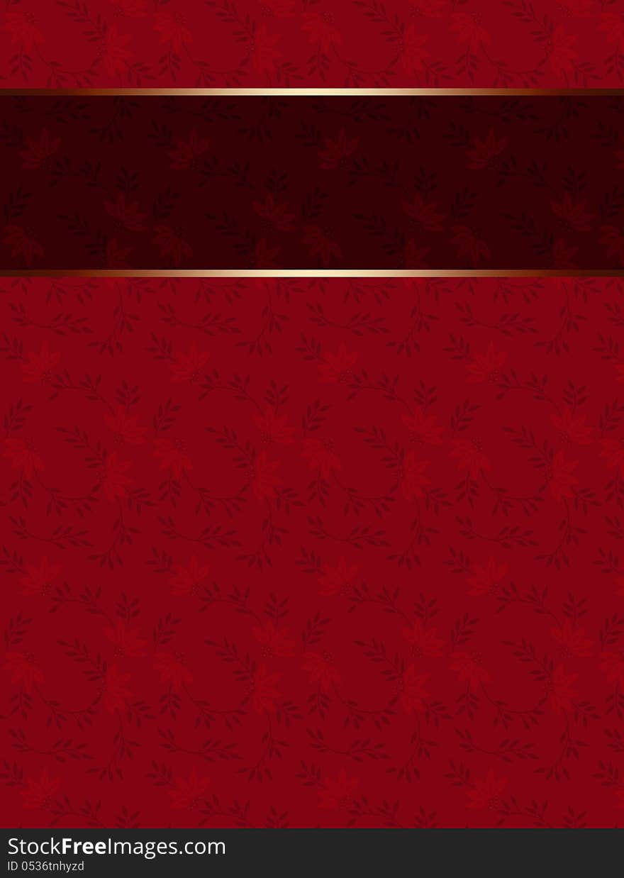 Red color with pattern background