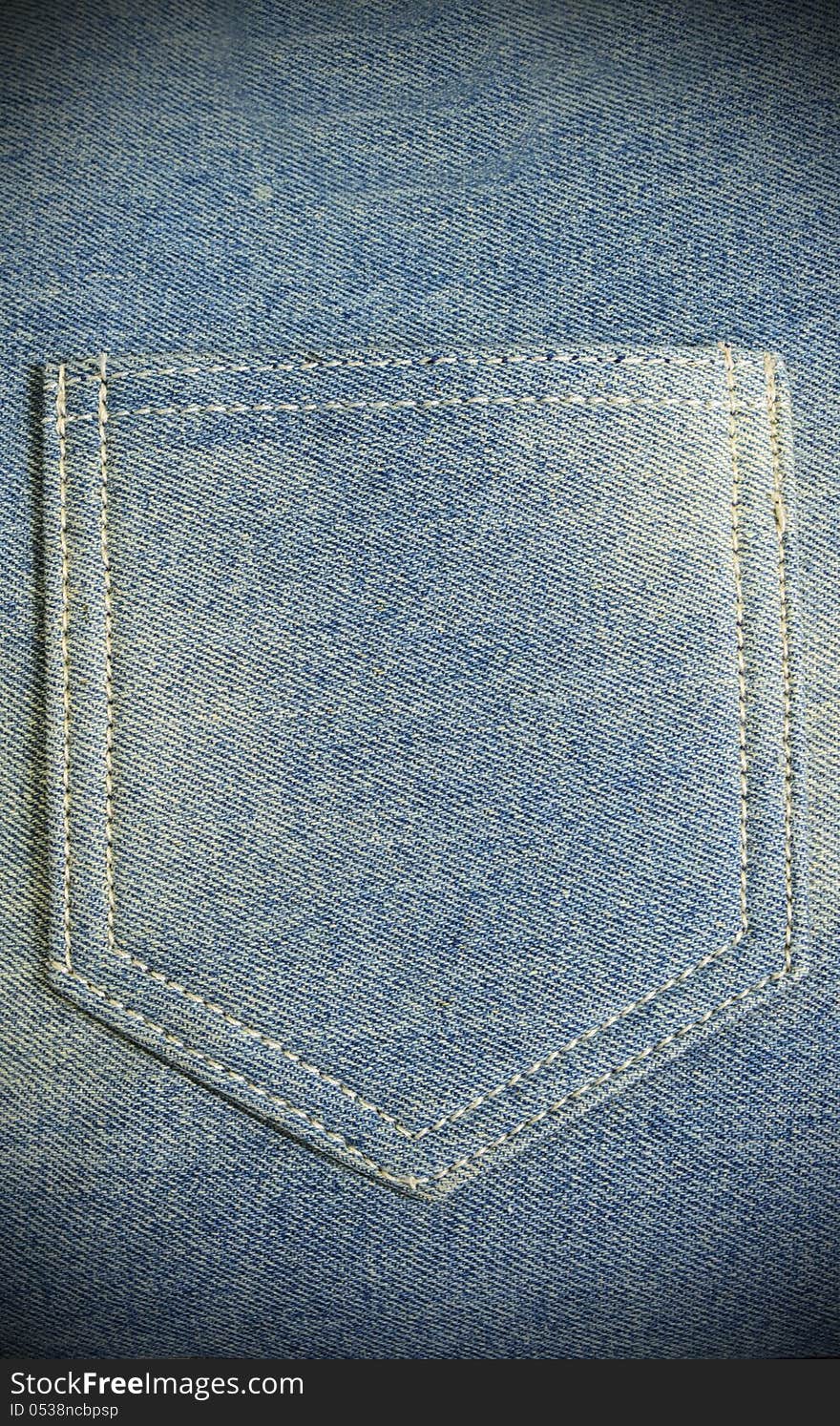 Blue pocket background and texture of the cotton fabric. Blue pocket background and texture of the cotton fabric