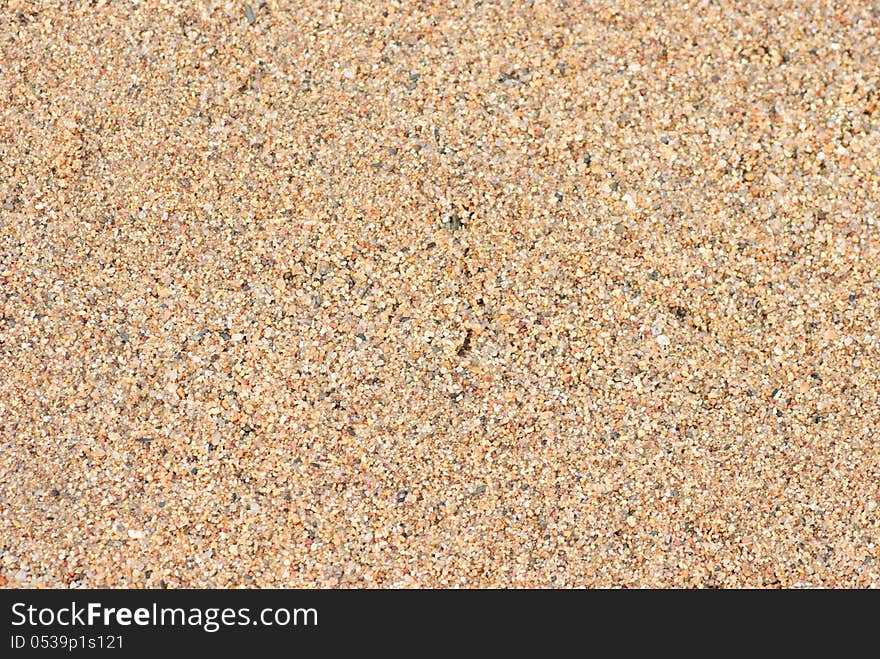 Coarse sand background, River sand.