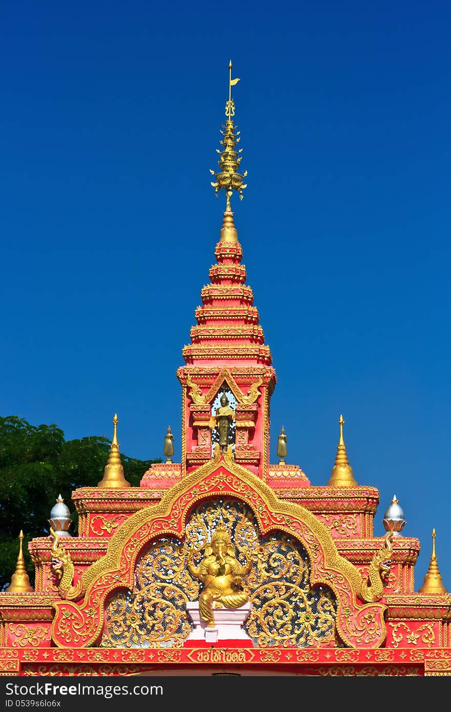 Thai temple gate.