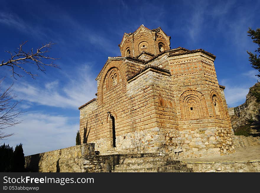 Saint John the Theologian, Kaneo, orthodox church in Ohrid, Macedonia