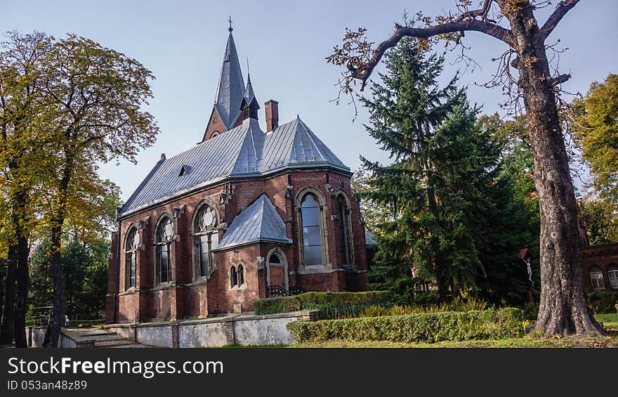 Lutheran parish church in Bytom-Miechowice, Silesia region, Poland