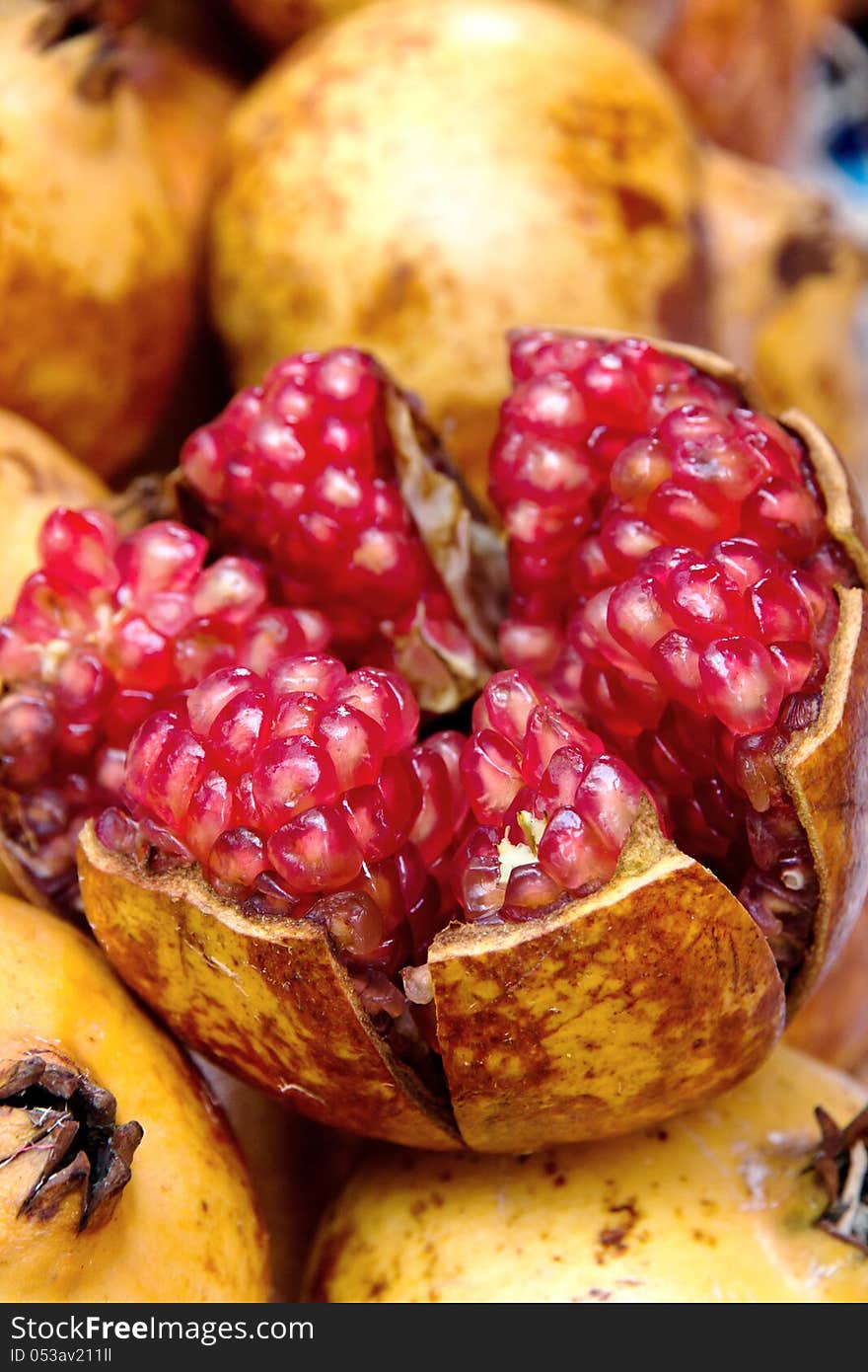 Close up image of Pomegranate