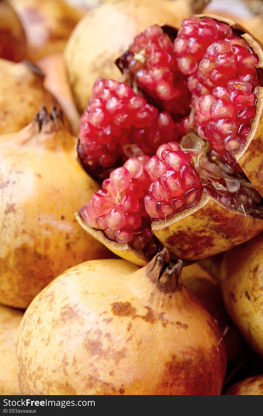 Close up image of Pomegranate