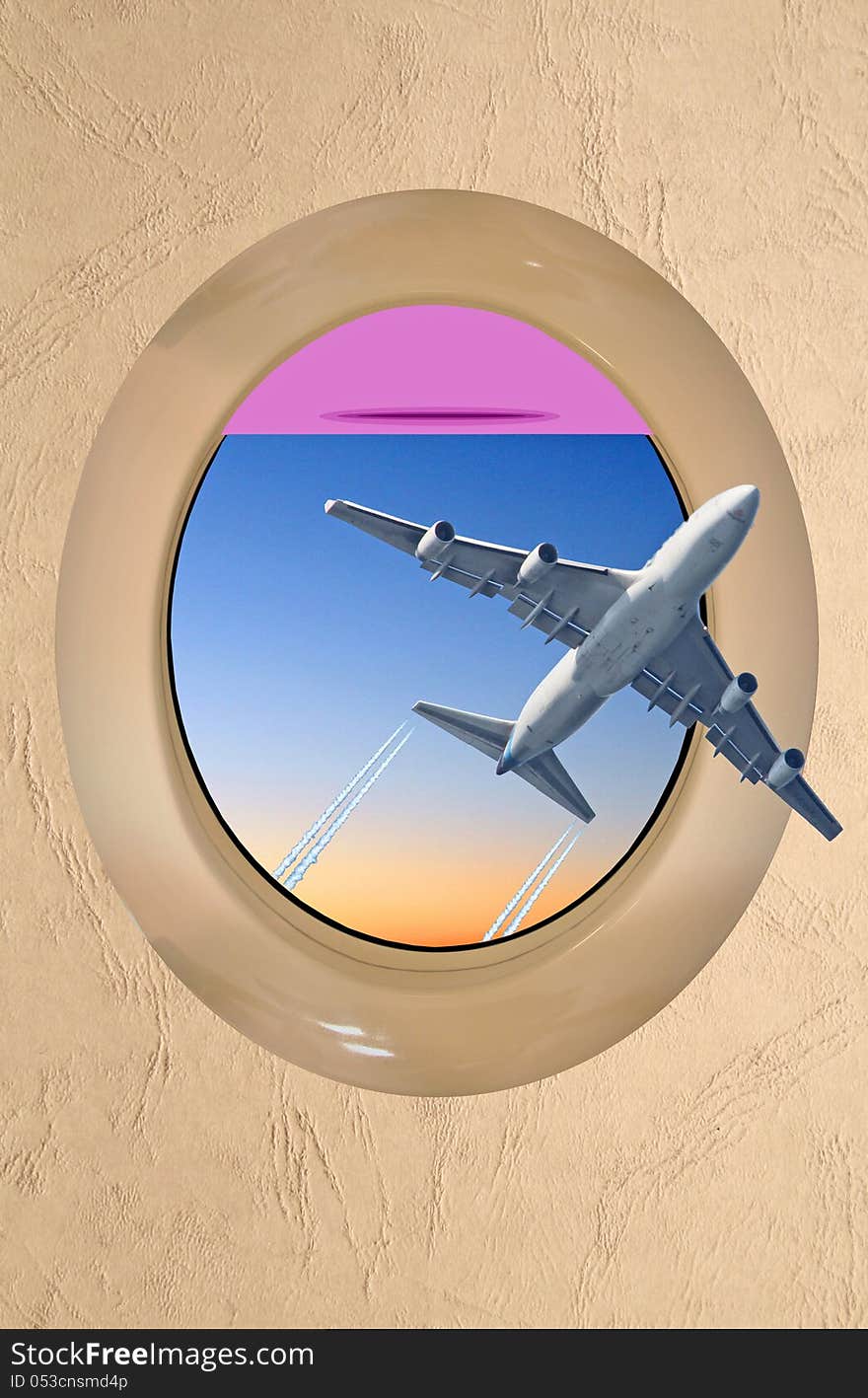 Travel Abstract Porthole