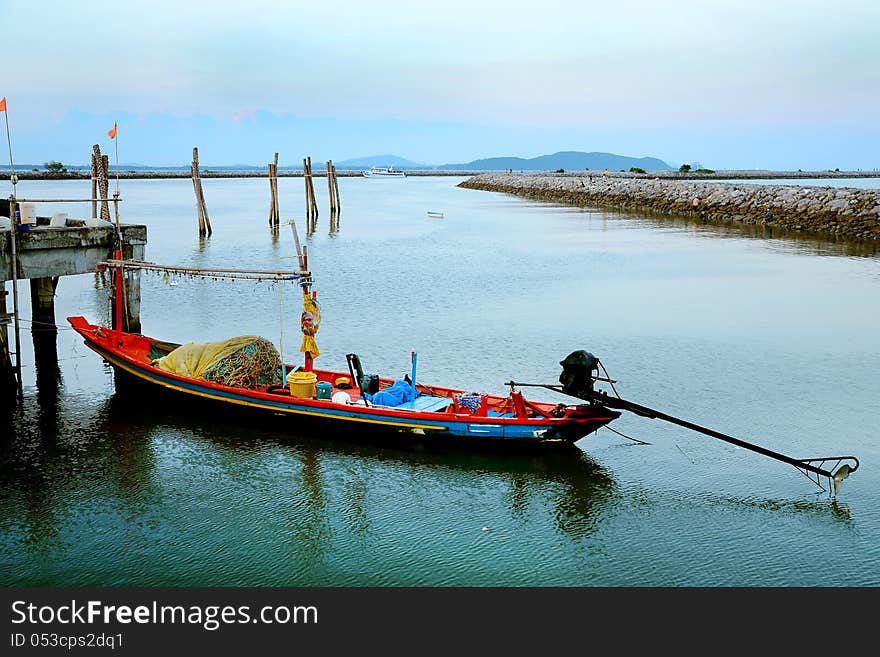 Folk Fishing Boat.