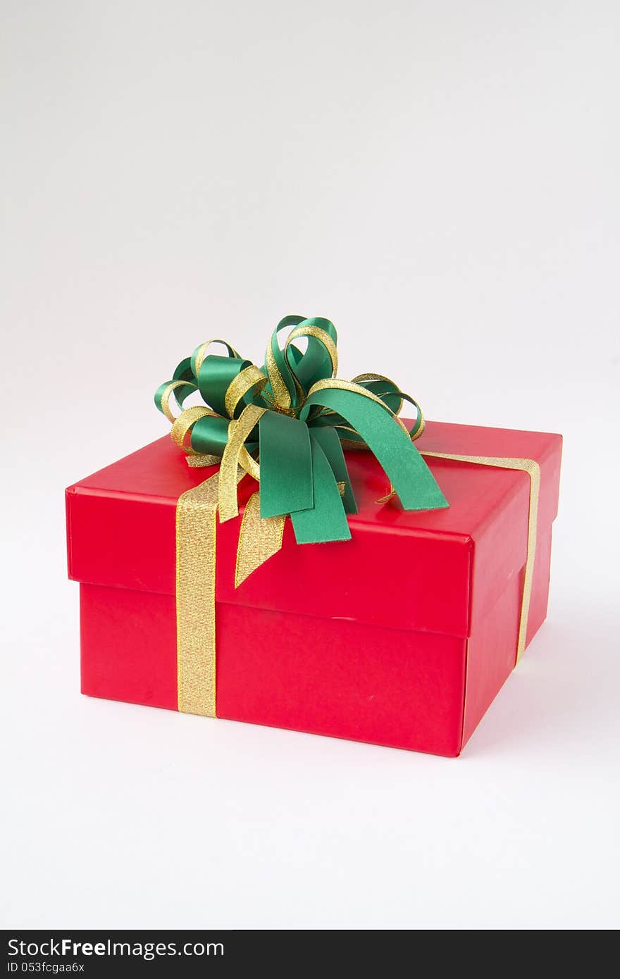 Red gift box for special occasions.