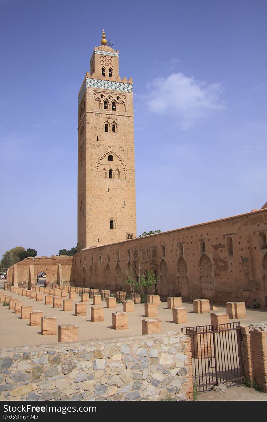 Koutoubia Mosque in Marrakech, Morocco