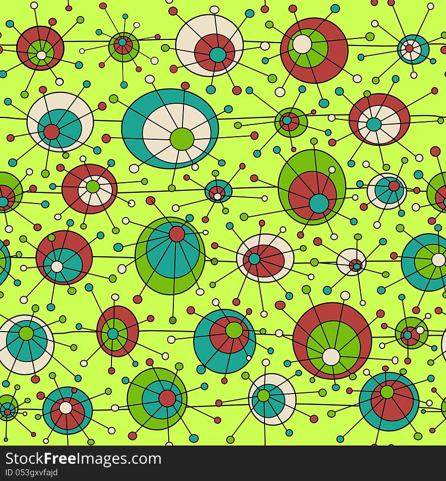 Abstract seamless pattern