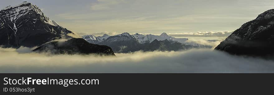 Banff Under Wraps - Panoramic