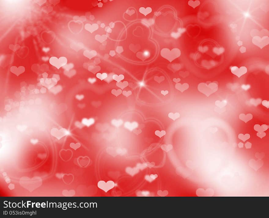 Beautiful valentine's day red background. Beautiful valentine's day red background