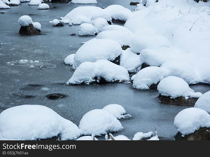 Snow, Ice And Stream