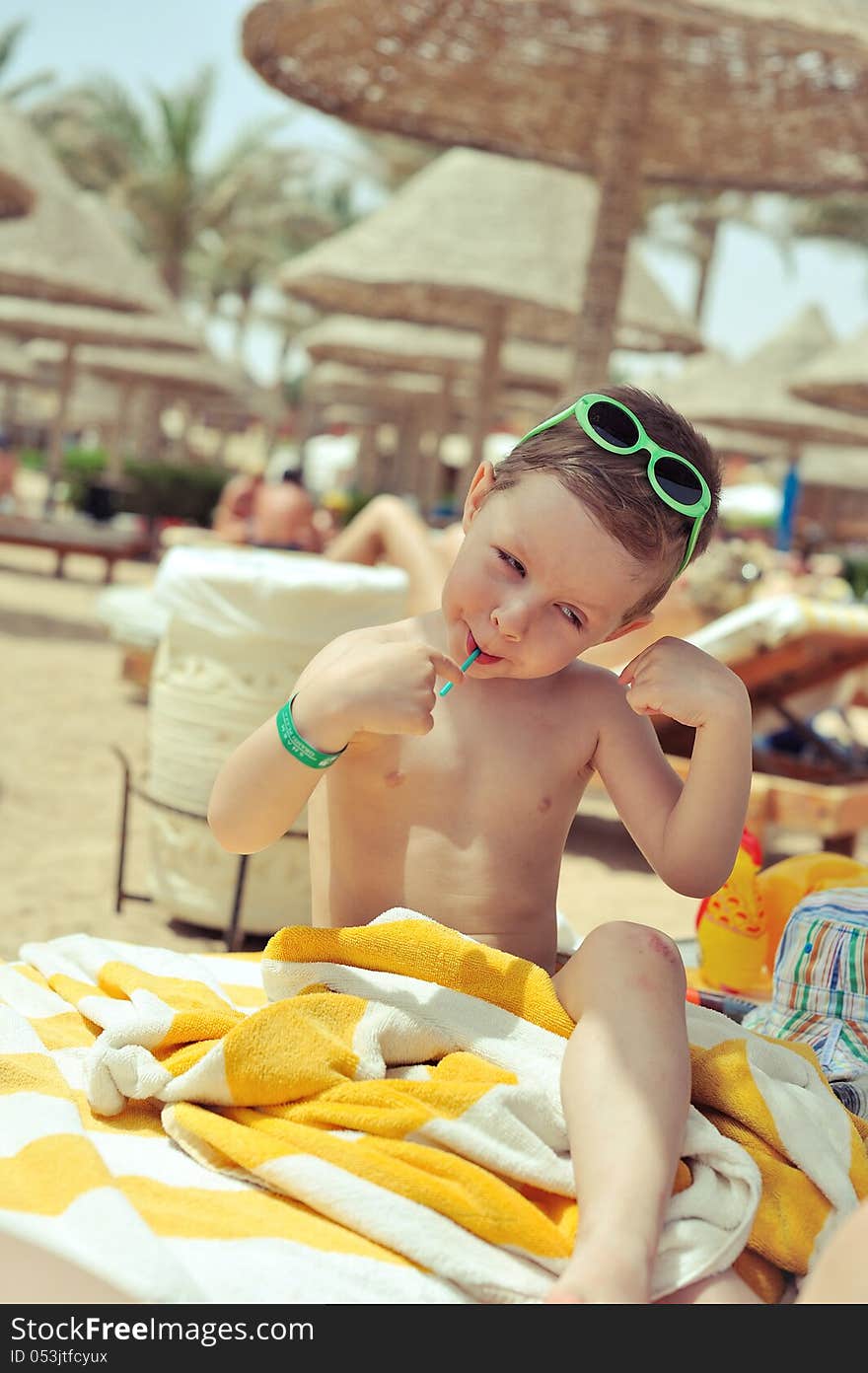 Boy On The Beach