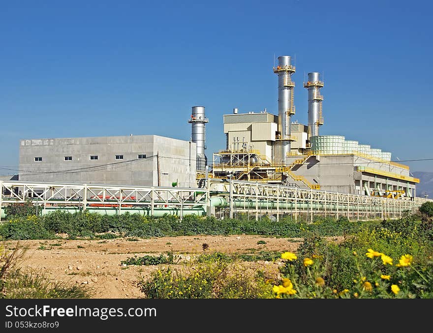 Power plant located in Majorca (Spain) to produce electricity