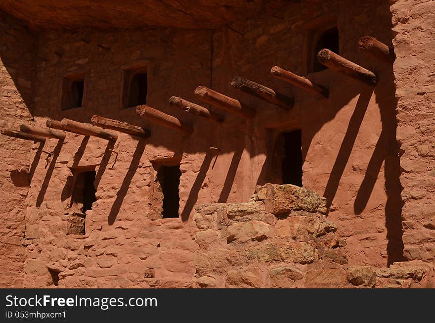 Adobe Indian Dwelling in Colorado. Adobe Indian Dwelling in Colorado