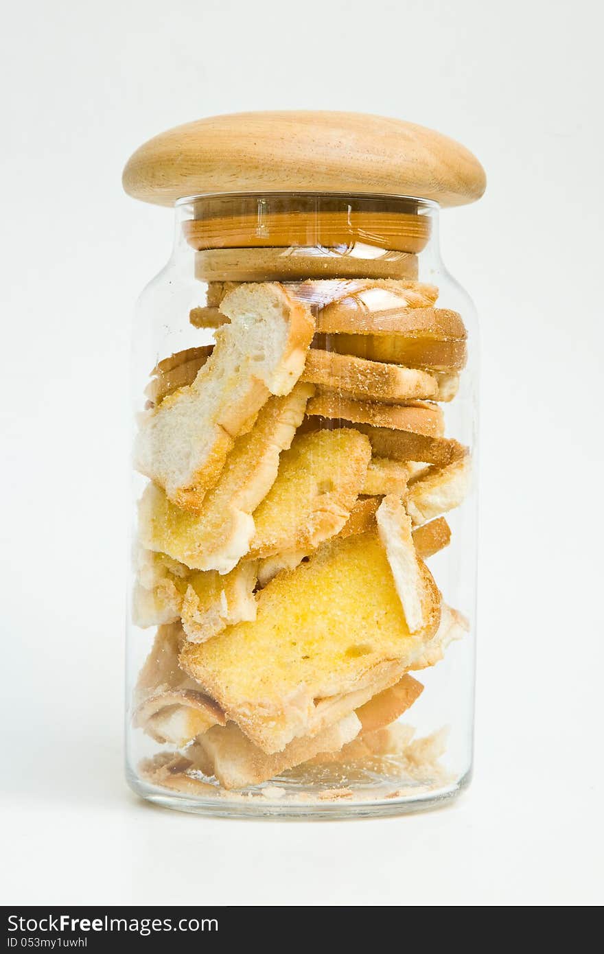 DESSERTS IN JAR ISOLATED ON WHITE