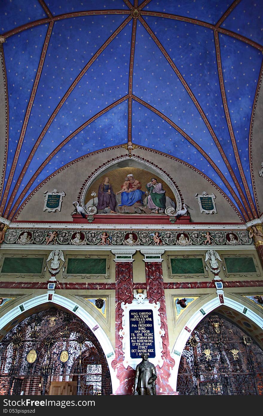 Historical church (cathedral) in Roskilde, Denmark. Historical church (cathedral) in Roskilde, Denmark